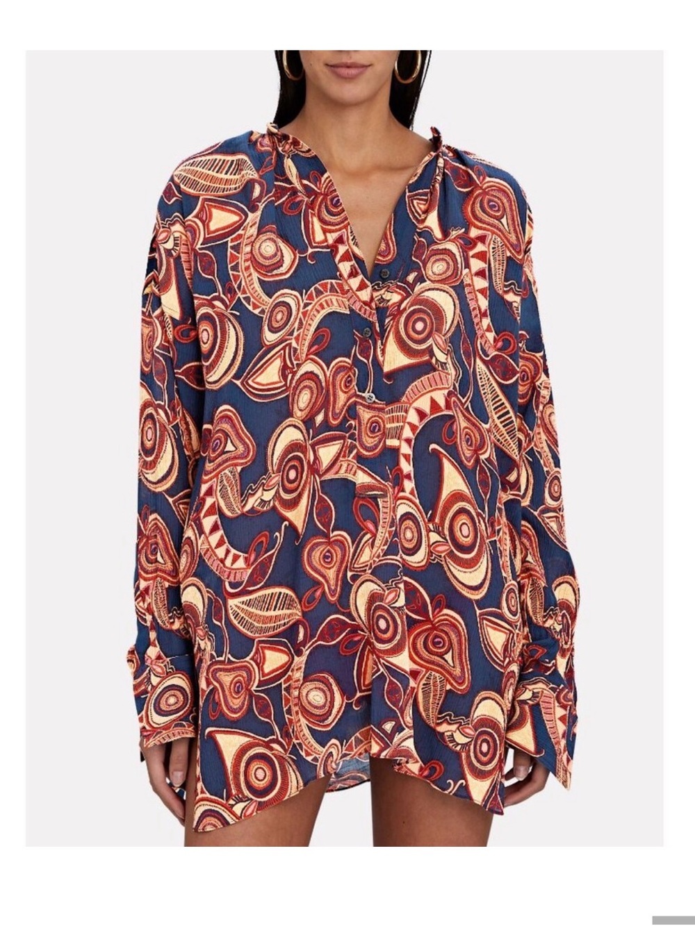 A.L.C. Multicolor Patterned Tunic